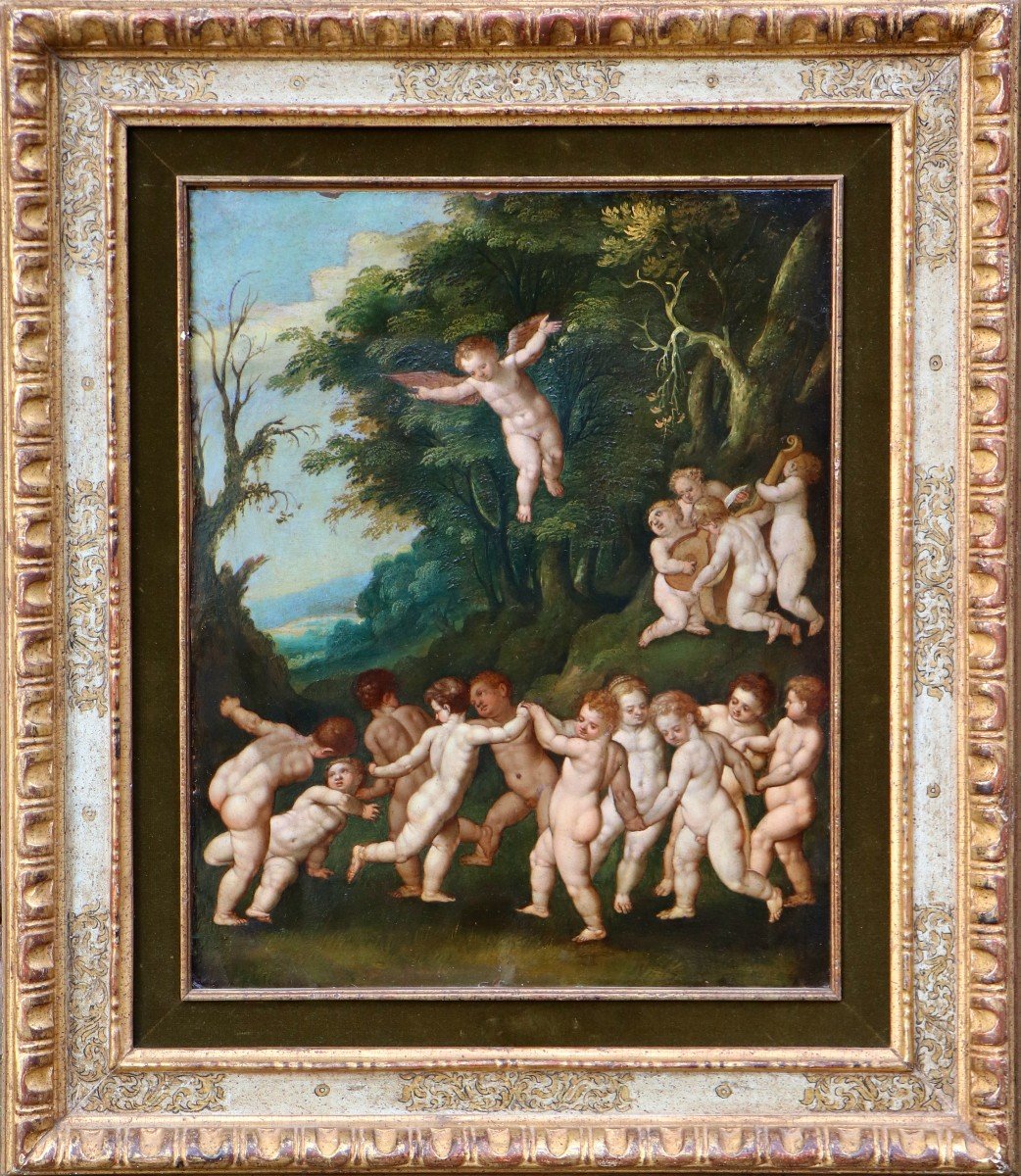 Antwerp Follower Of Hans Rottenhammer (1st Half Of The 17th C.), Children's Dance