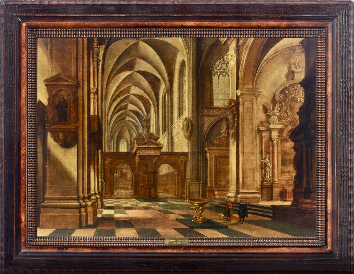 Bartholomeus van Bassen (vers 1590 - 1652), Un intérieur d'église