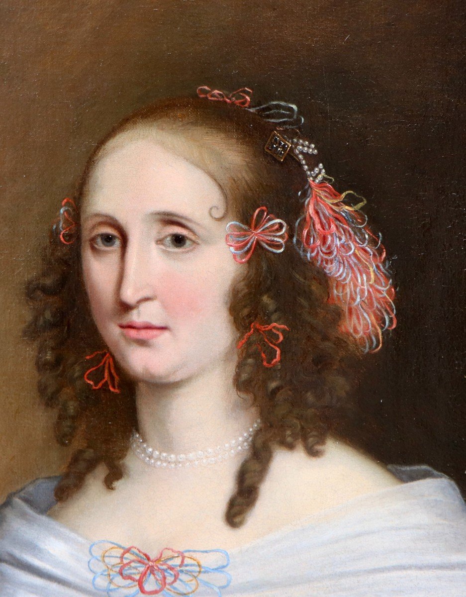 Attributed To Juriaen Jacobsz. (1624 - 1685), Portrait Of A Woman-photo-5