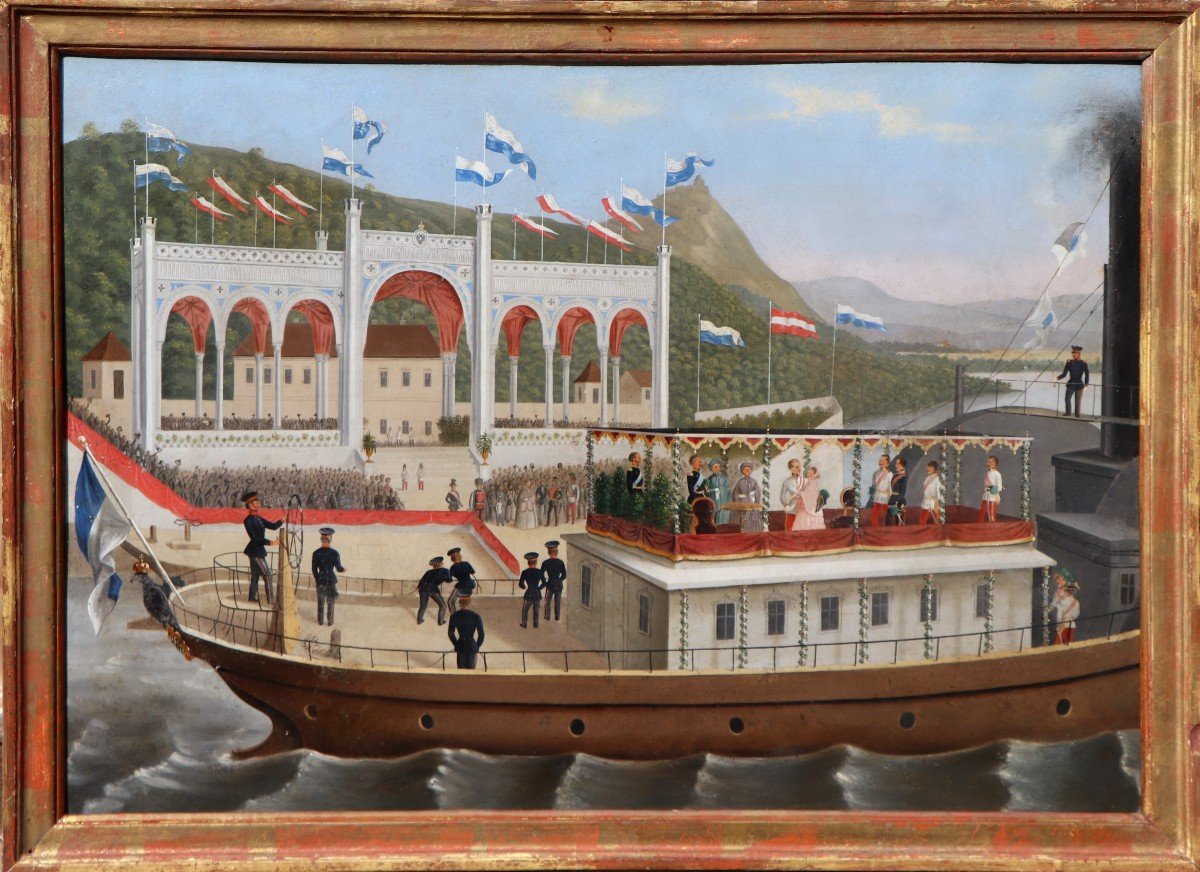 Anonymous 19th Century, The Arrival Of Sissi In Vienna