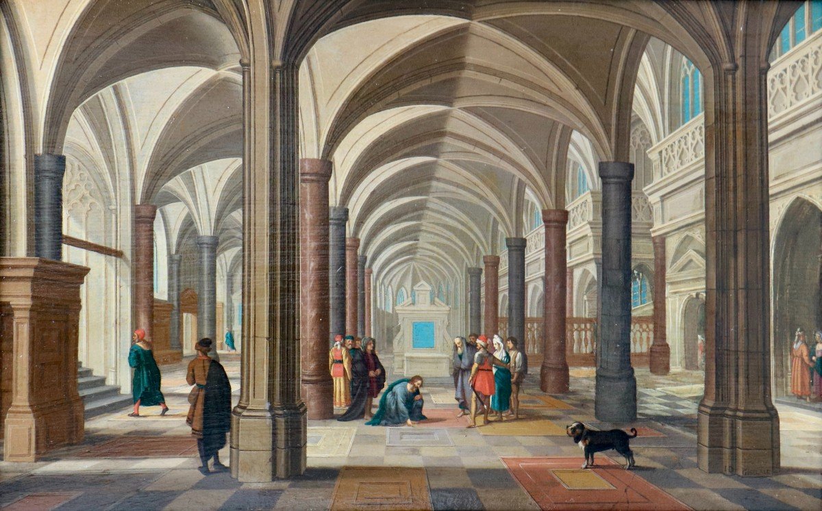 Nicolaes De Gyselaer (1583 - 1654/59), Christ And The Adulterous Woman-photo-1