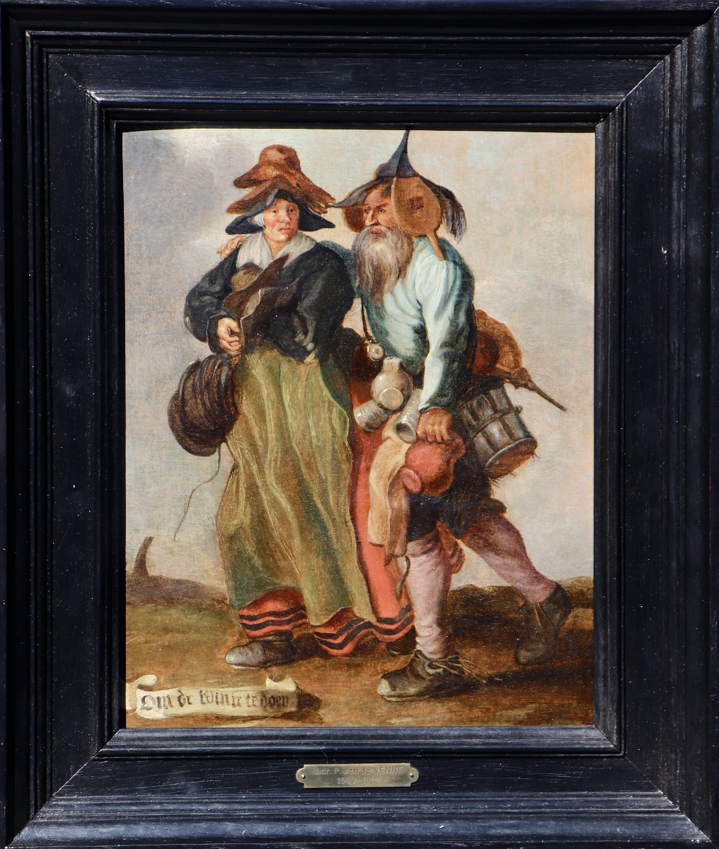 Adriaen Pietersz. van de Venne, (1589 - 1662), "Tout pour le profit"