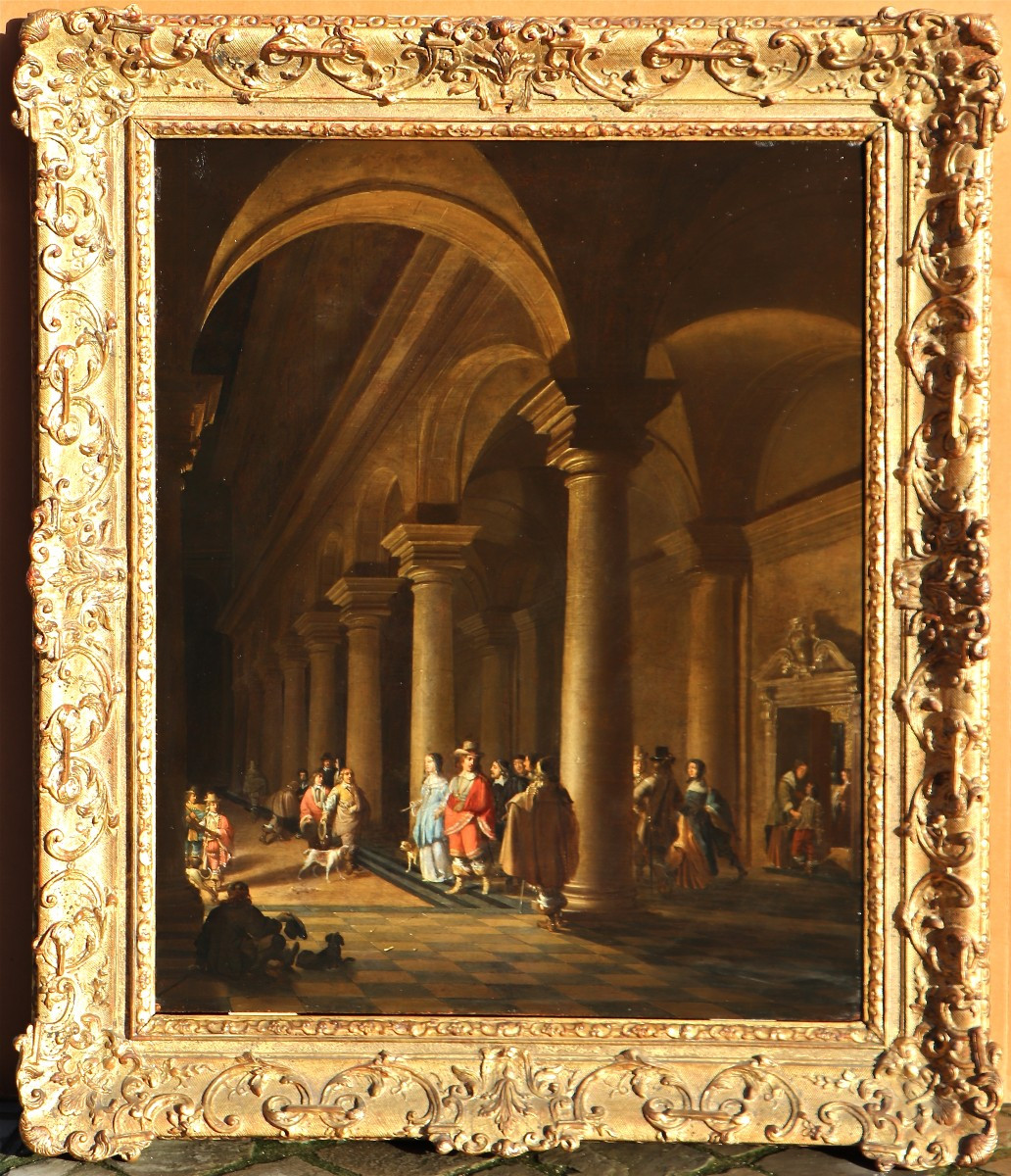 Anthonie de Lorme (vers 1610 - 1673), Intérieur d'église la nuit