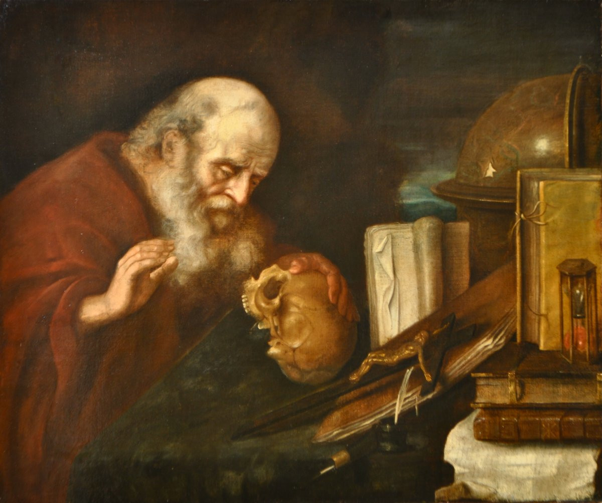 Attribué à Christian van Donck, (documenté de 1653 à 1678), Saint Jérome-photo-1