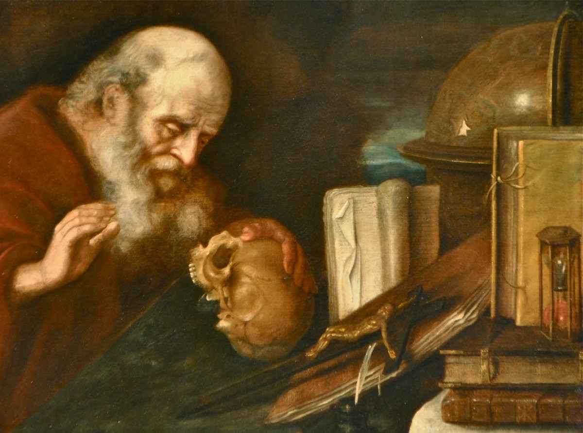 Attribué à Christian van Donck, (documenté de 1653 à 1678), Saint Jérome-photo-5