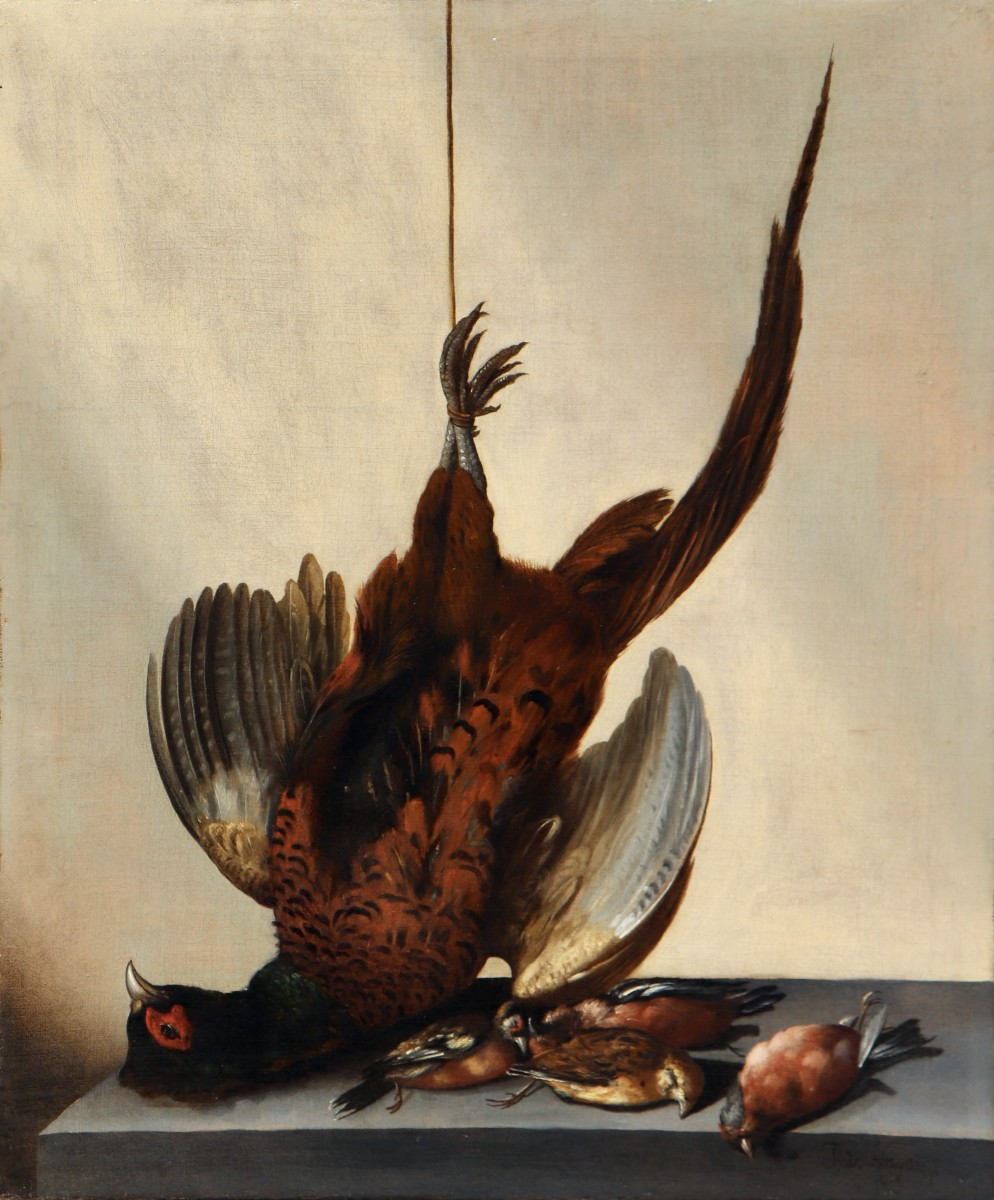 Jacobus Van Der Hagen (1657 - 1715), Hunting Still Life With A Pheasant 