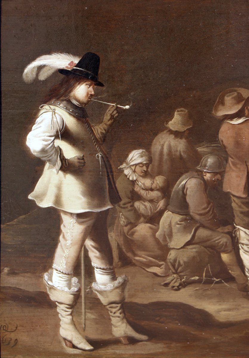 Pieter Quast (circa 1605/06 - 1647), Interior Scene In A Guardroom-photo-2