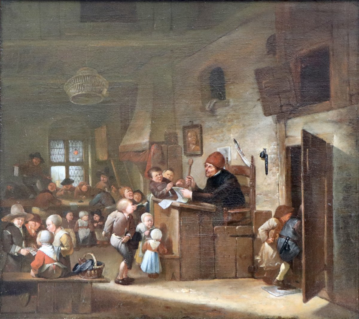 Egbert I van Heemskerck (1610 - 1680), Vue d'une salle de classe-photo-1