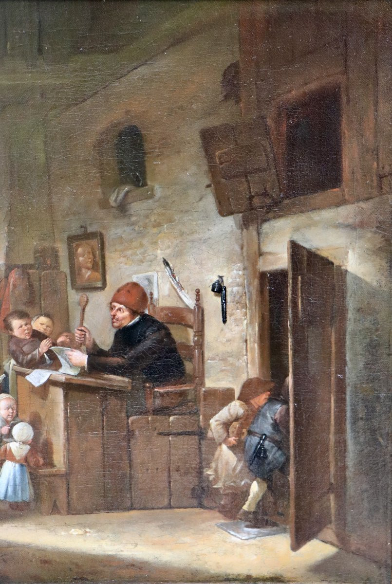 Egbert I van Heemskerck (1610 - 1680), Vue d'une salle de classe-photo-4
