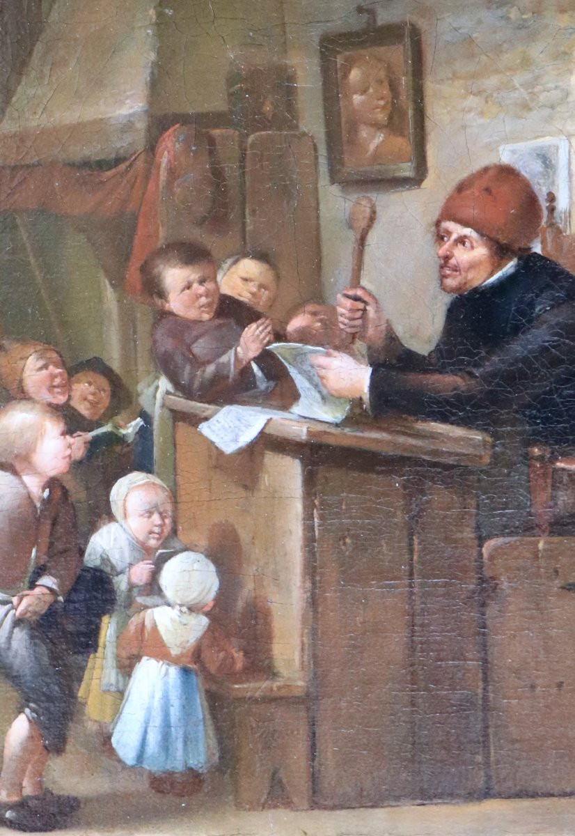 Egbert I van Heemskerck (1610 - 1680), Vue d'une salle de classe-photo-6