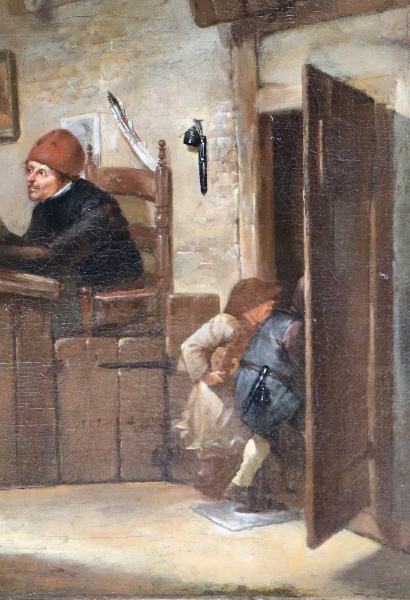 Egbert I van Heemskerck (1610 - 1680), Vue d'une salle de classe-photo-7