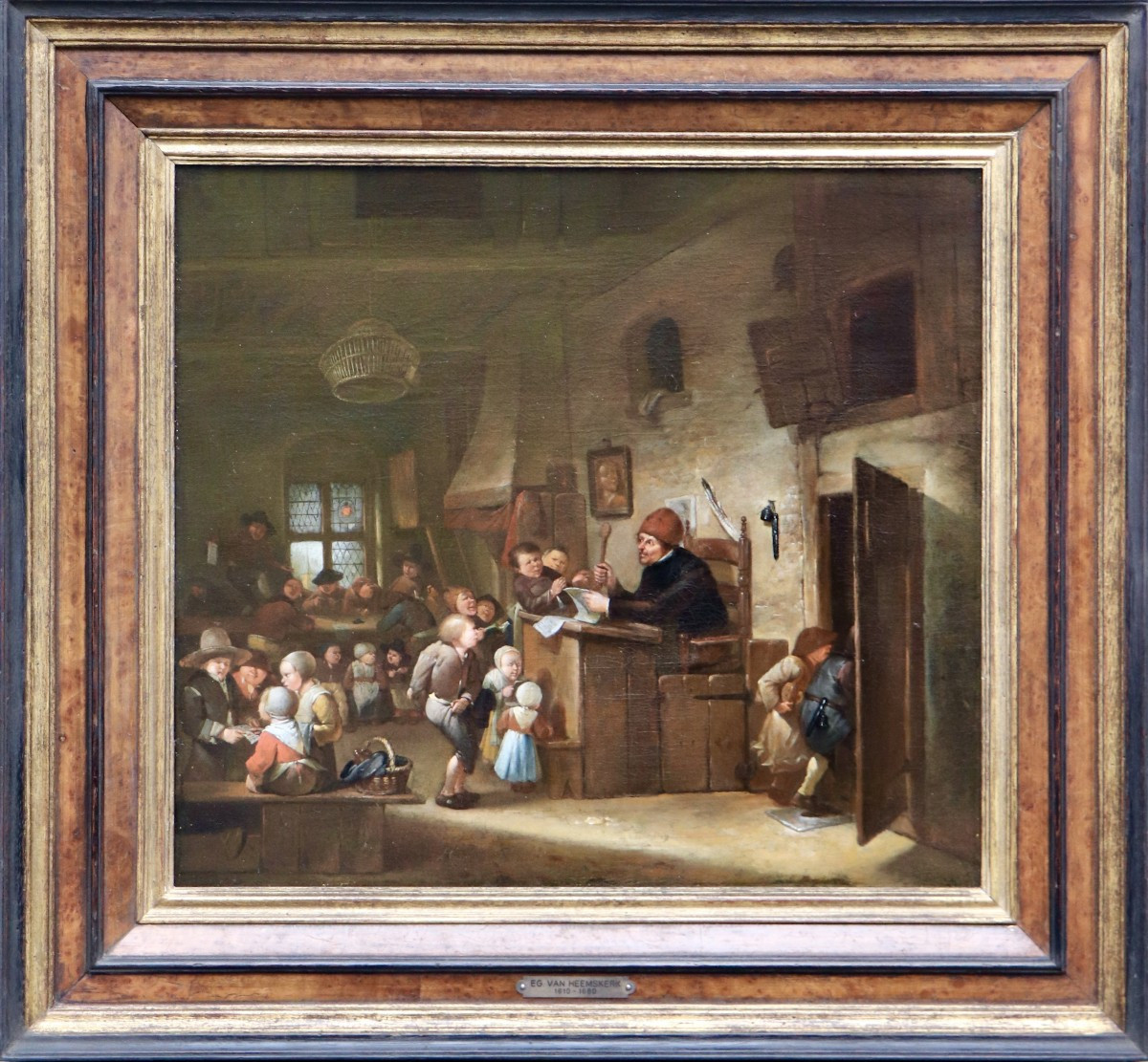 Egbert I van Heemskerck (1610 - 1680), Vue d'une salle de classe