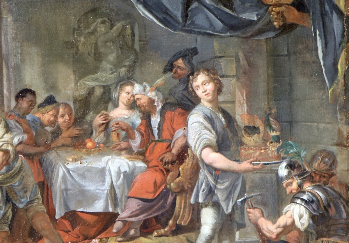 Jacob Toorenvliet (1640 - 1719), The Parable Of The Rich Man And Poor Lazarus-photo-6