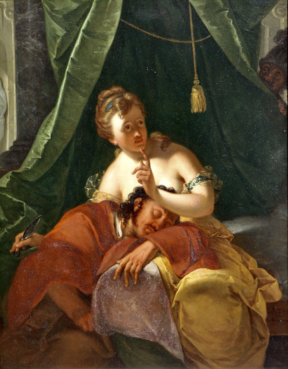 Dionys Van Nijmegen (1705 - 1798), Samson And Delilah-photo-1