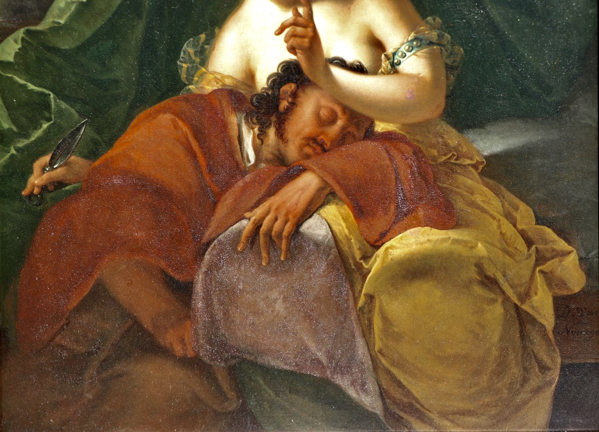 Dionys Van Nijmegen (1705 - 1798), Samson And Delilah-photo-4