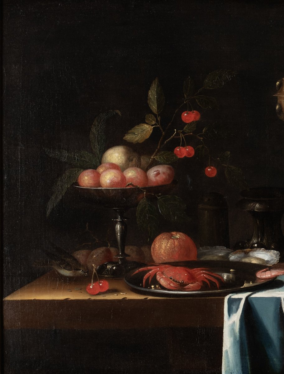 The Pseudo-simons (c. 1650–1680), An Opulent Fruit Still Life-photo-3
