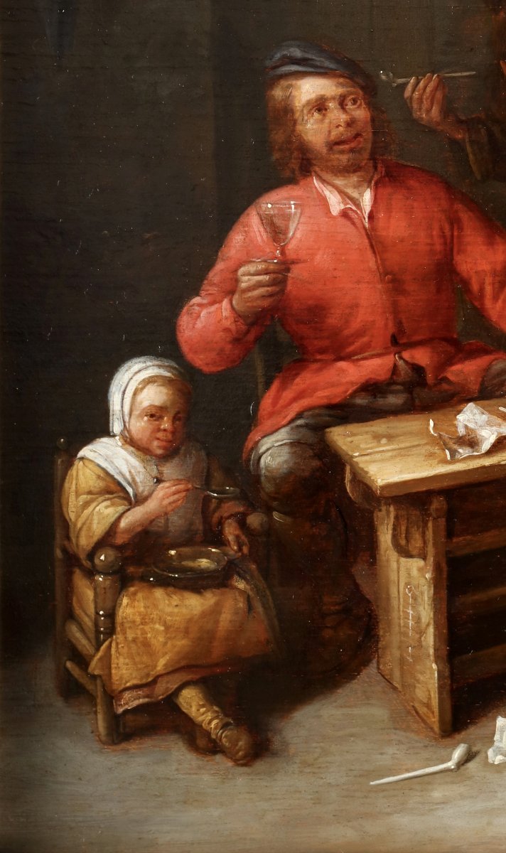 Gillis II van Tilborgh (vers 1625 - vers 1678), Scène d'auberge-photo-1
