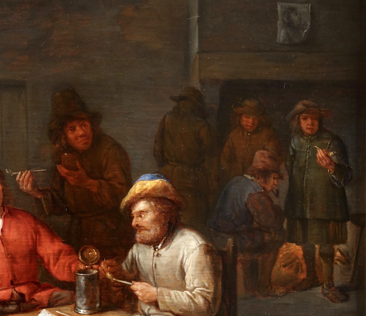 Gillis II van Tilborgh (vers 1625 - vers 1678), Scène d'auberge-photo-2