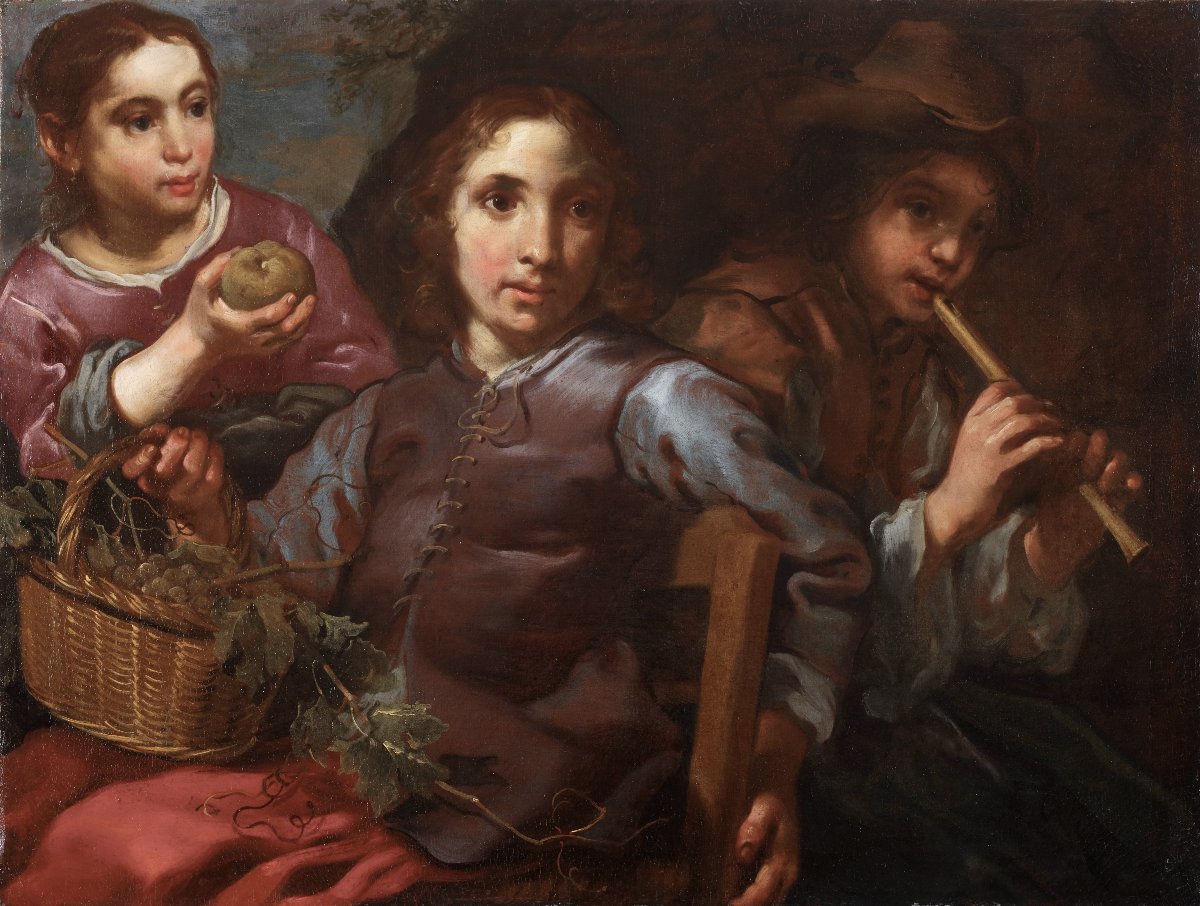 Bernhard Keil (1624–1687), Three Roman Children-photo-2