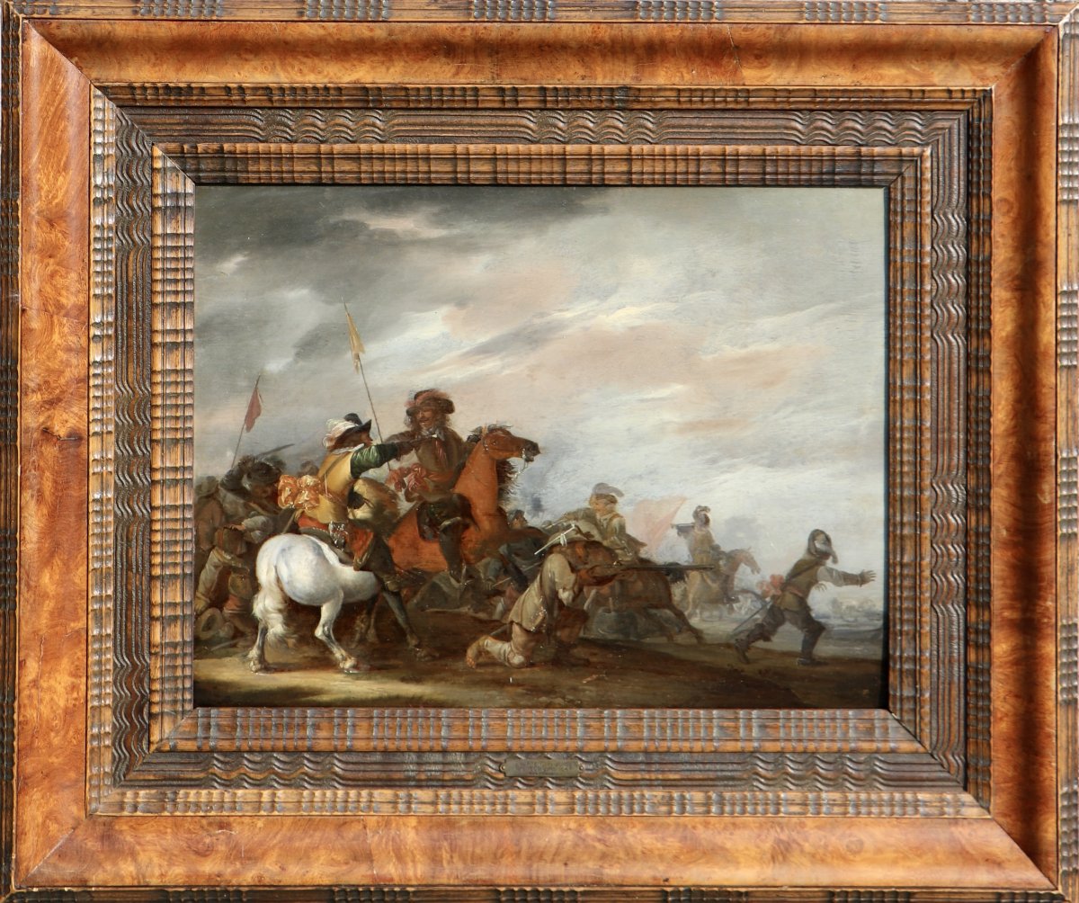 Jan Martsen de Jonge (circa 1609 - après 1647), Une scène de bataille