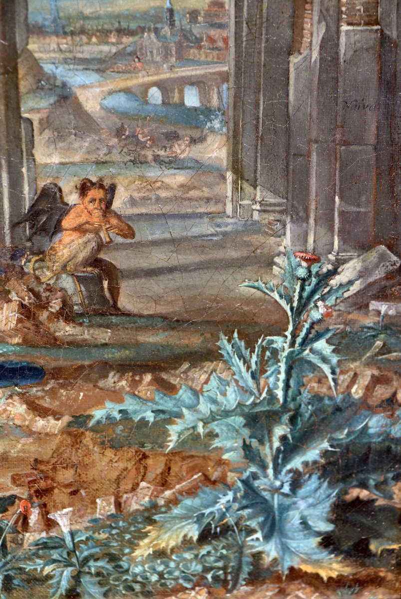 Matthijs Naiveu (1647 - 1726), La Tentation de Saint Antoine-photo-4