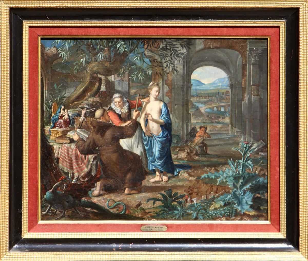 Matthijs Naiveu (1647 - 1726), La Tentation de Saint Antoine