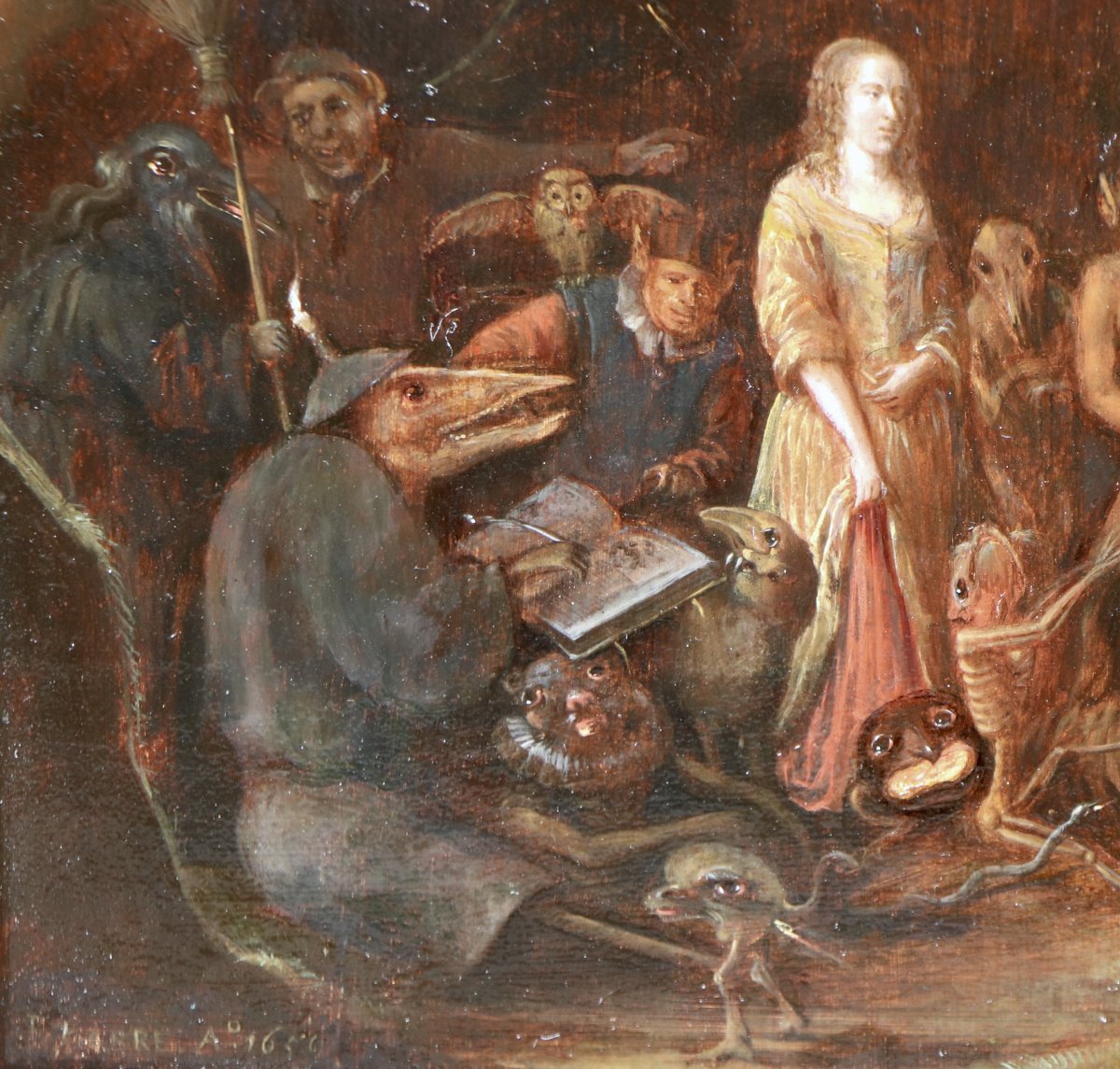 Franciscus Carré (vers 1630 - 1669), La tentation de Saint Antoine-photo-2