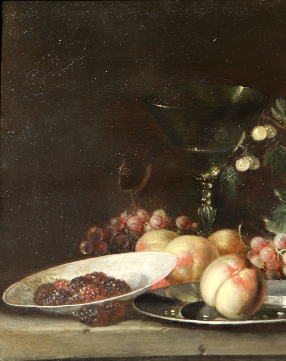 Pseudo-simons (active C. 1650–1680), Still Life With Fruit-photo-3