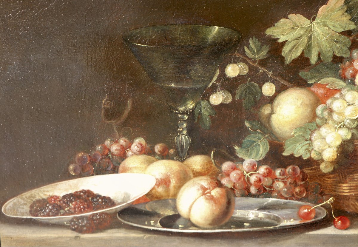 Pseudo-simons (active C. 1650–1680), Still Life With Fruit-photo-2
