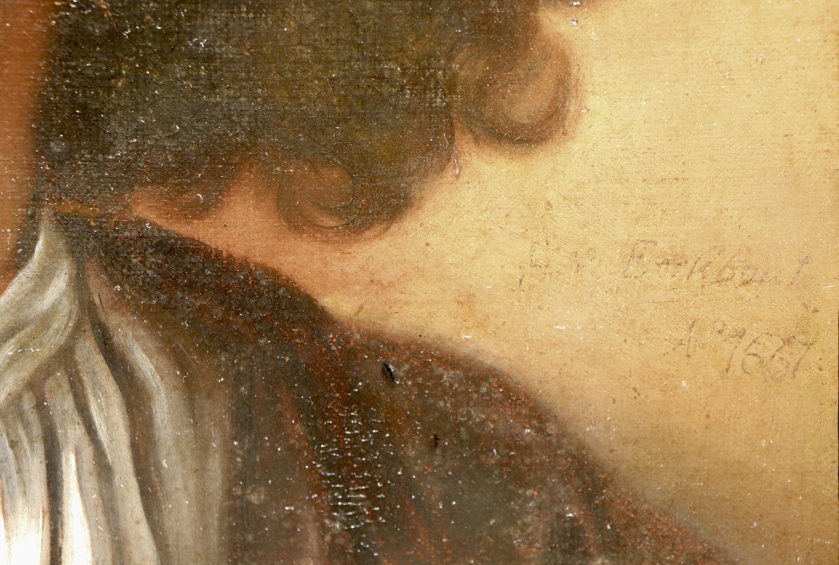 Suiveur de Gerbrand van den Eeckhout (1621 - 1674), Portrait d'homme-photo-4