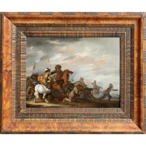 Jan Martsen de Jonge (circa 1609 - après 1647), Une scène de bataille