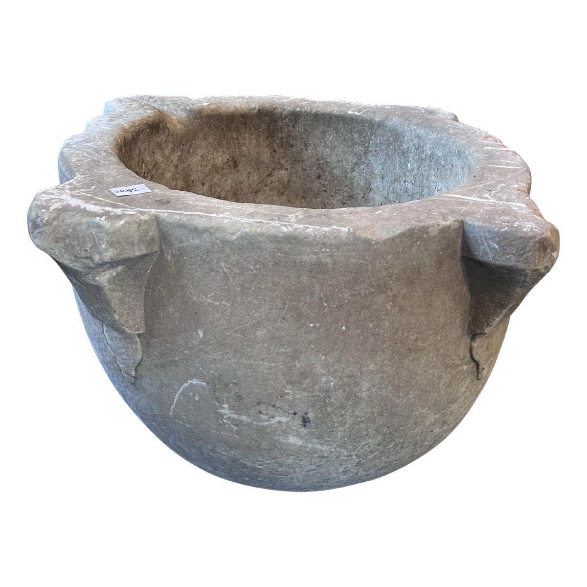 Large Marble Mortar, 18th Century-photo-2