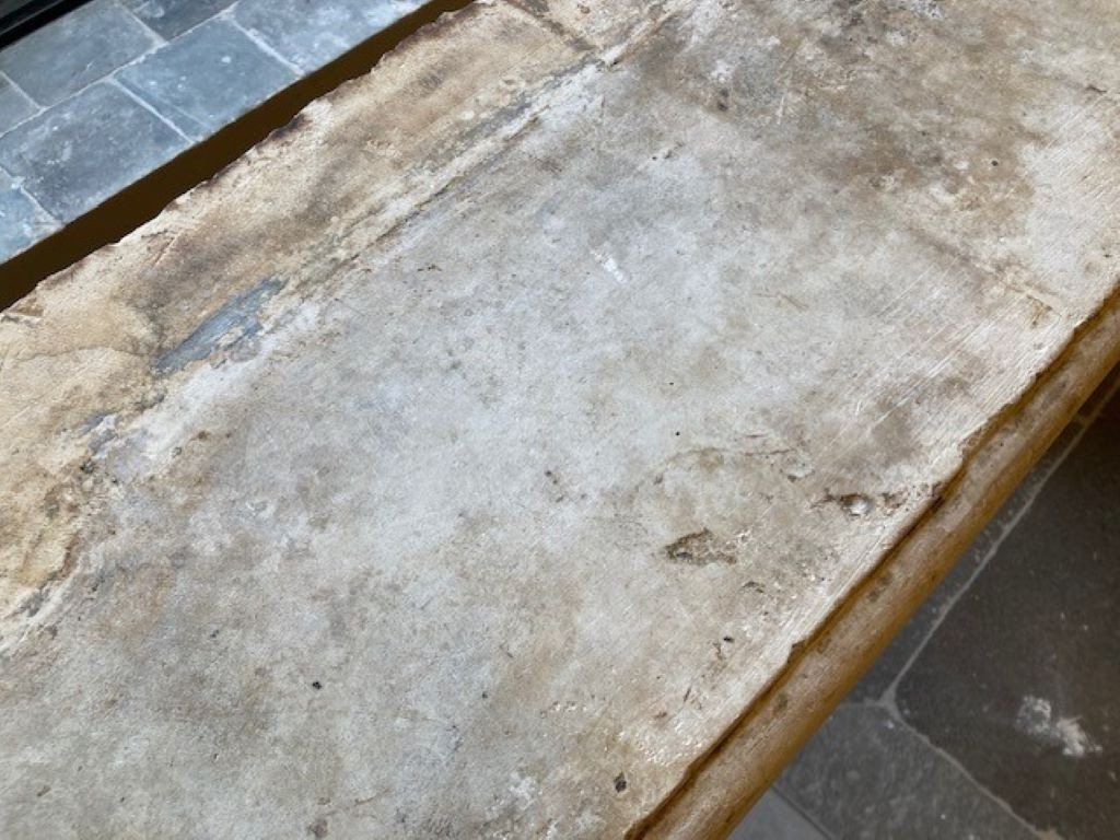 Cheminée En Pierre Blanche, Début 19ième Siècle-photo-3