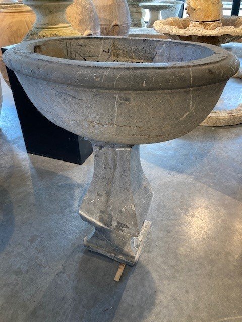 17th Century Stone Baptismal Font