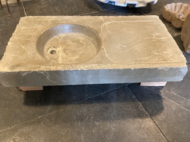 Natural Stone Sink, 19th Century