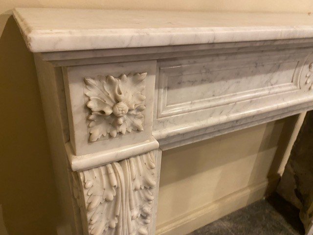 Cheminée en Marbre Carrare-photo-1