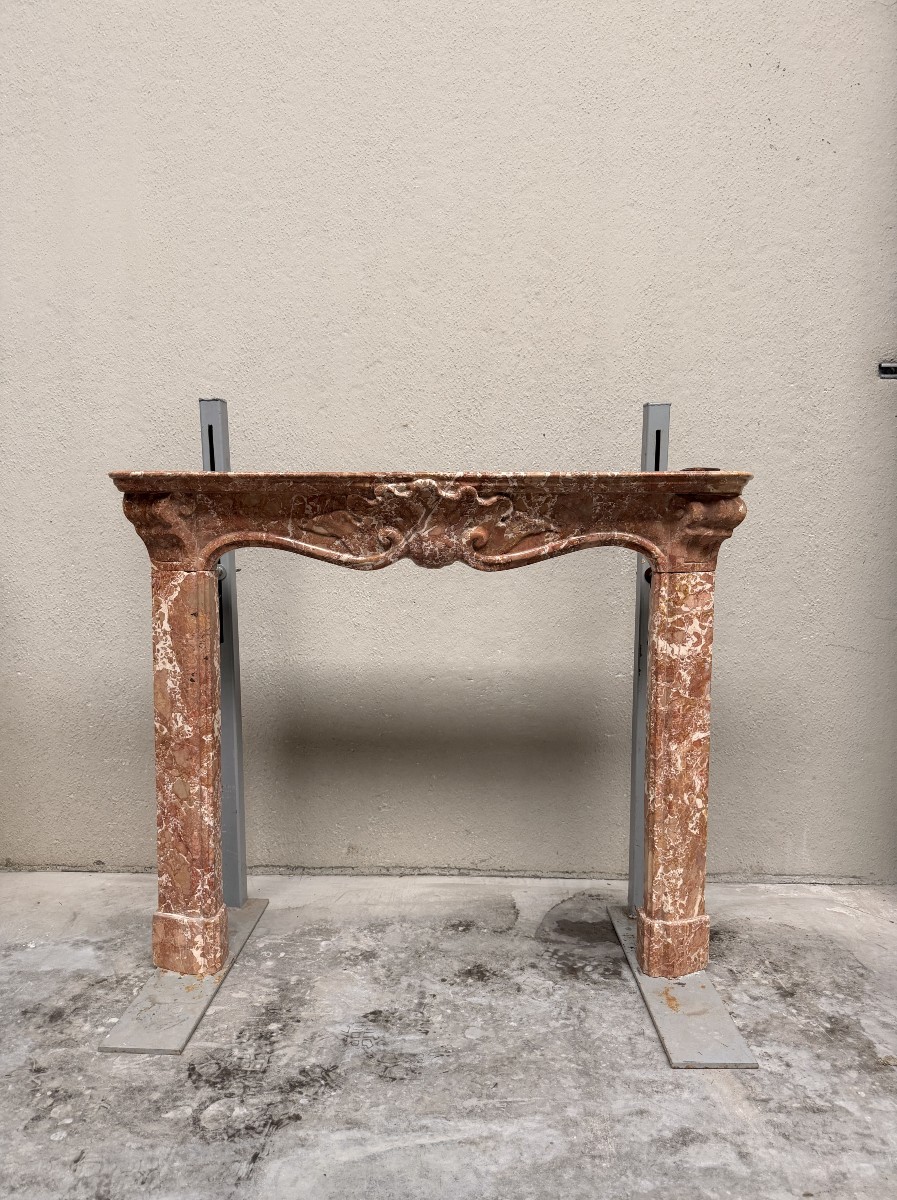 Italian Marble Fireplace-photo-4