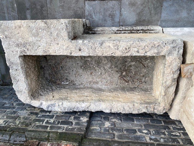 Fontaine 2 Bacs en Pierre Blanche, Année 1873-photo-7