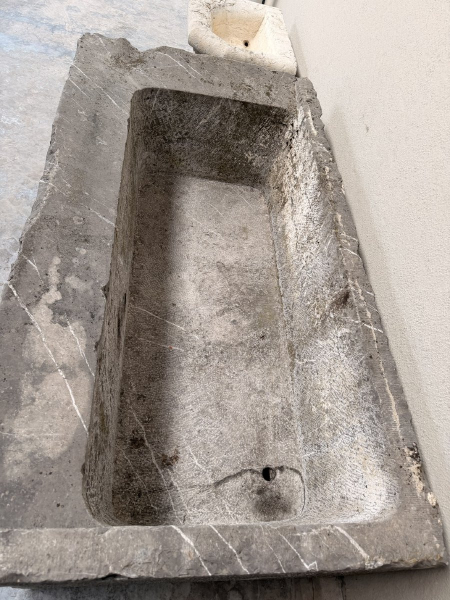 Auge ancienne et rare en Pierre Bleue-photo-3