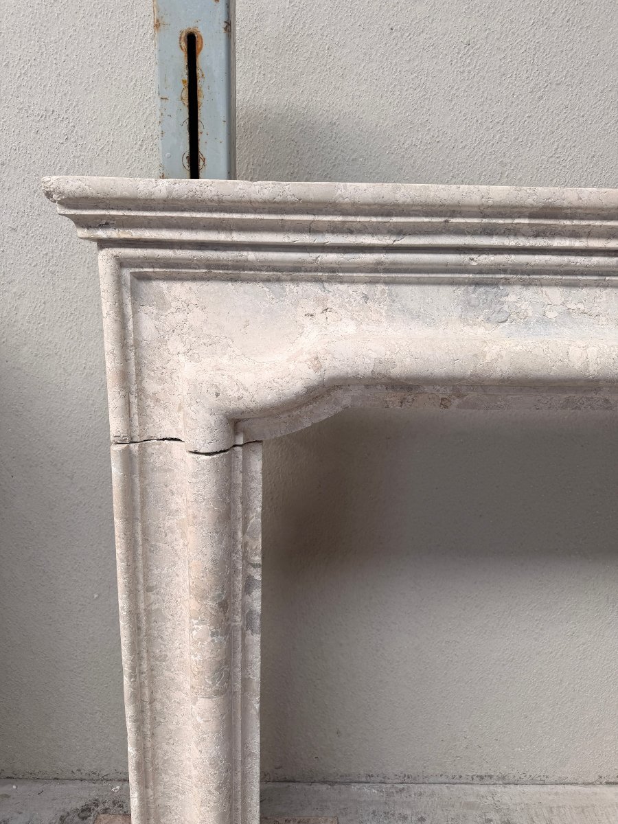 Italian Fireplace  Mantel In 'pietra Di Gassino'-photo-2