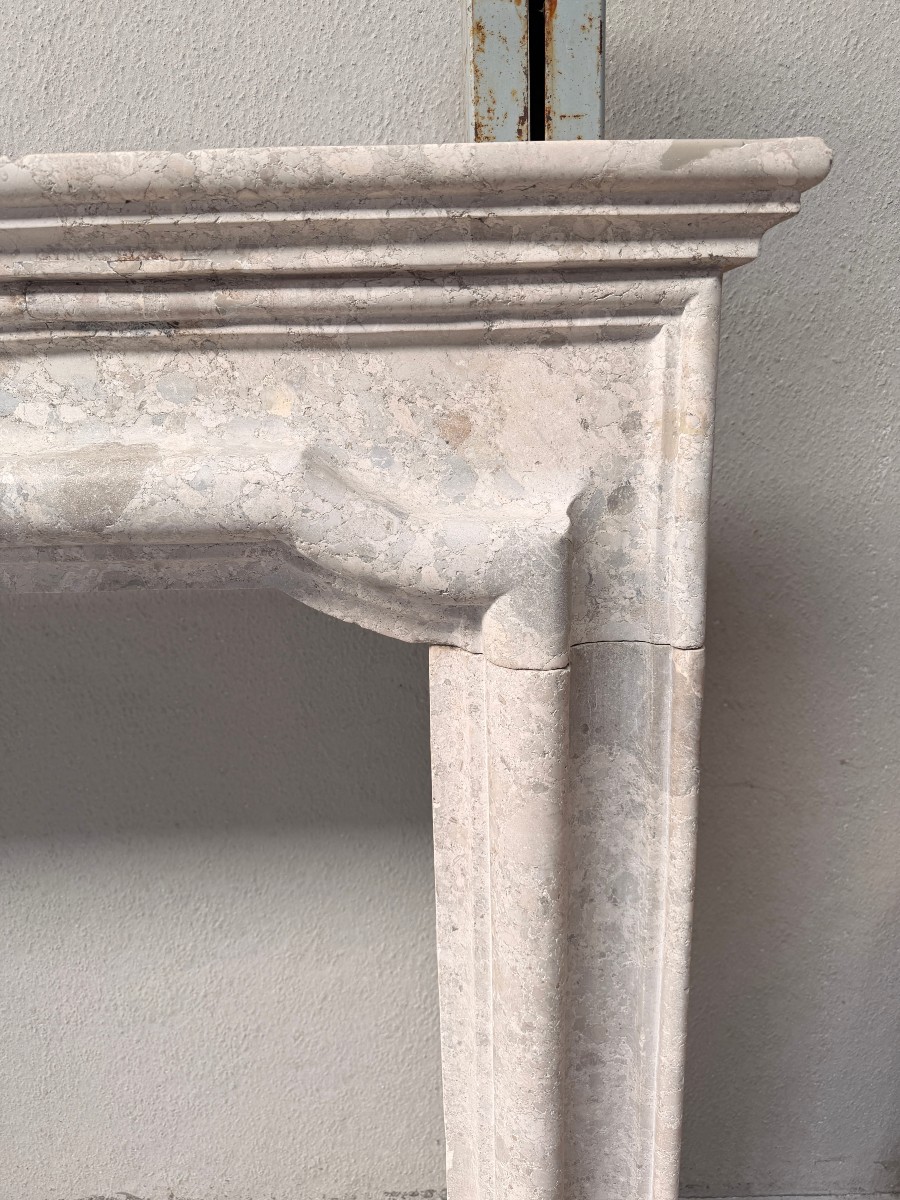Italian Fireplace  Mantel In 'pietra Di Gassino'-photo-3