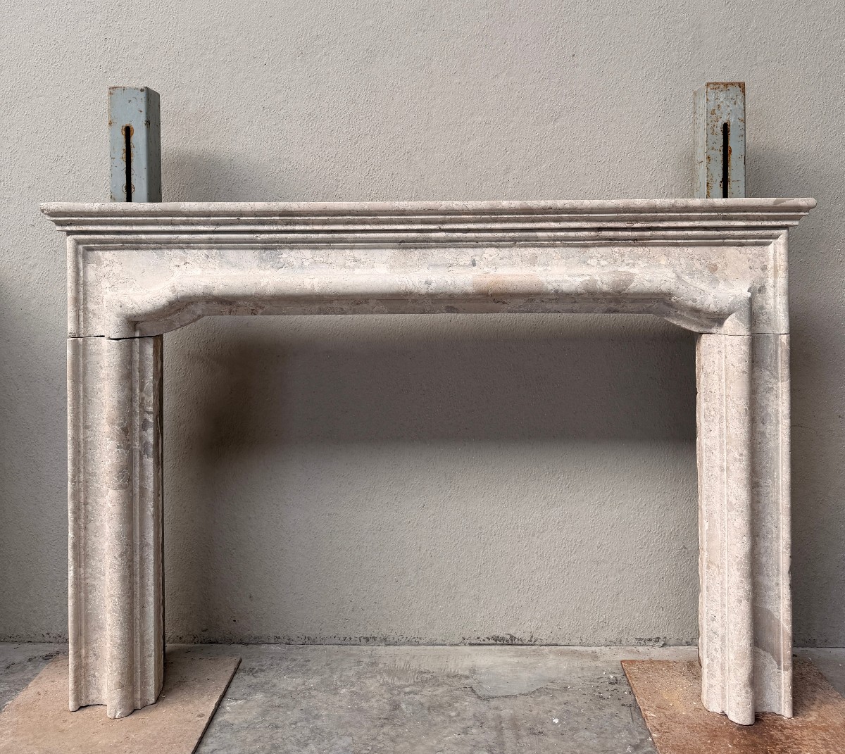 Italian Fireplace  Mantel In 'pietra Di Gassino'