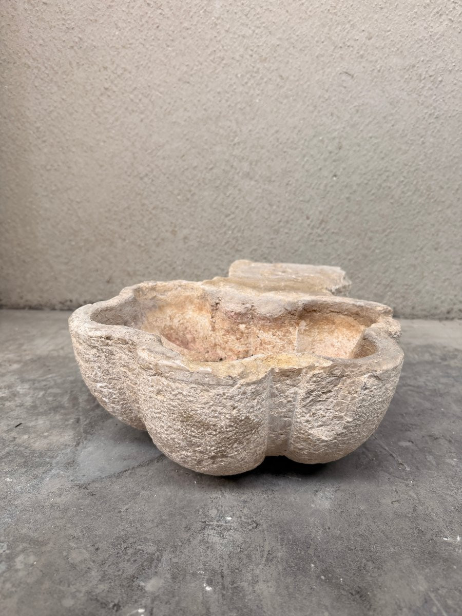 Natural Stone Holy Water Font-photo-2