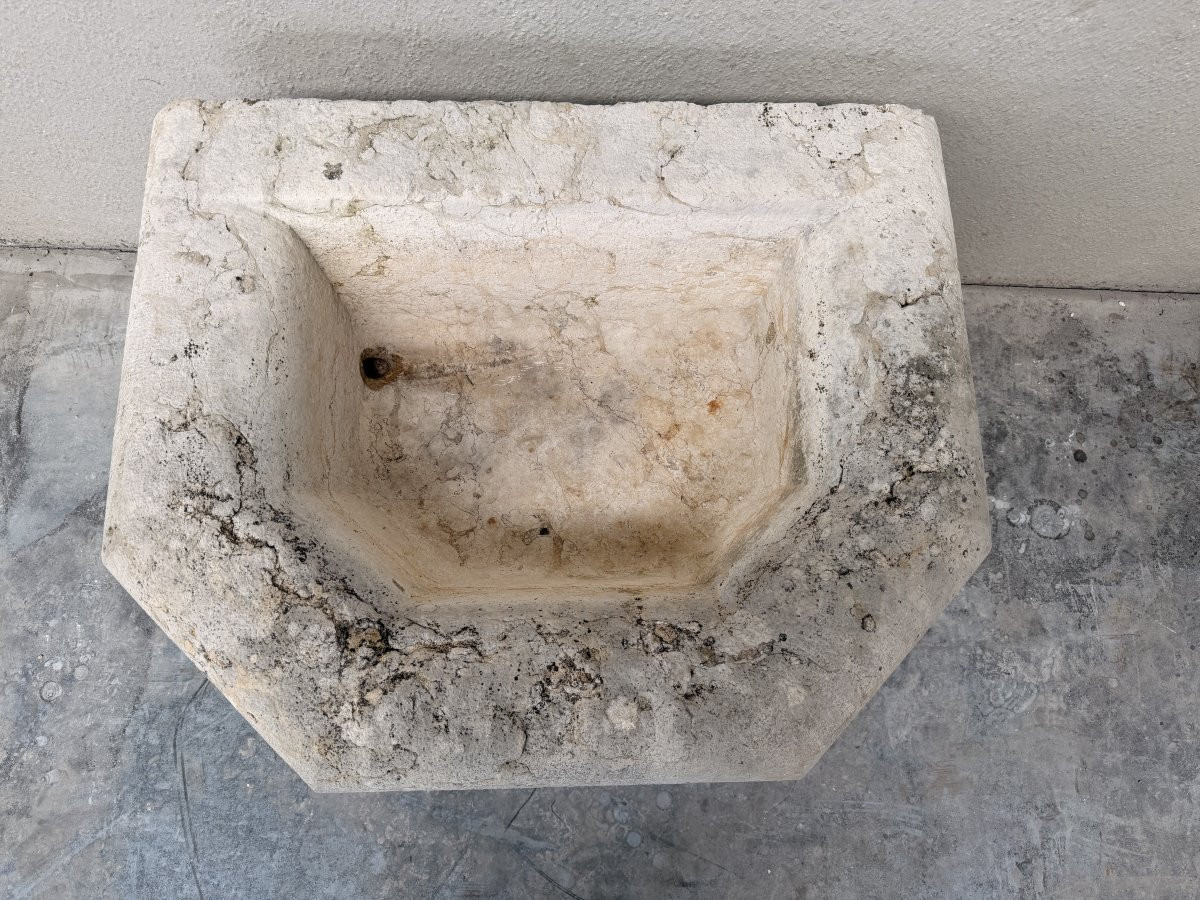 Old Stone Fountain Basin-photo-2