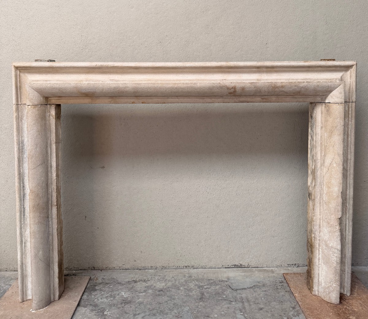 16th Century Italian Renaissance Style Limestone Fireplace