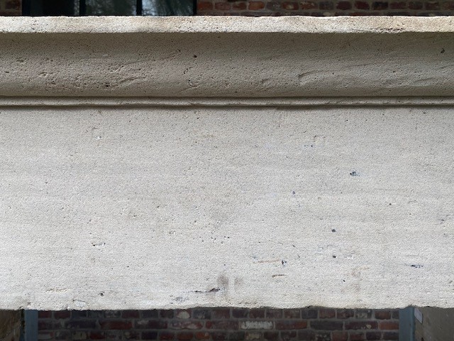 Louis XIII Style Fireplace Mantel In French Limestone-photo-1