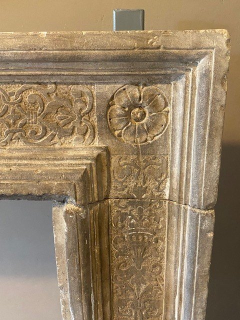 Italian Fireplace Mantel, Dating From The Early 18th Century-photo-2