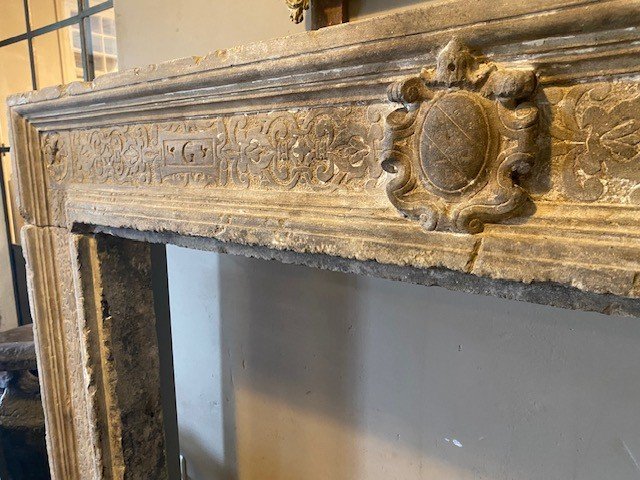 Italian Fireplace Mantel, Dating From The Early 18th Century-photo-1