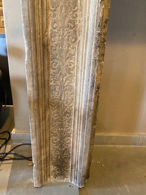 Italian Fireplace Mantel, Dating From The Early 18th Century-photo-2