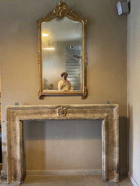 Italian Fireplace Mantel, Dating From The Early 18th Century-photo-5